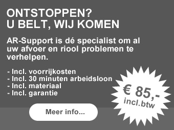 Riool ontstoppen? U belt wij komen